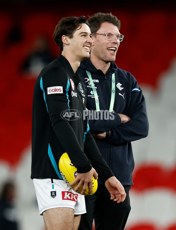 AFL 2024 Round 20 - Carlton v Port Adelaide - A-52161653