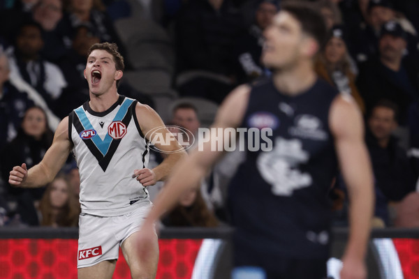 AFL 2024 Round 20 - Carlton v Port Adelaide - A-52161721