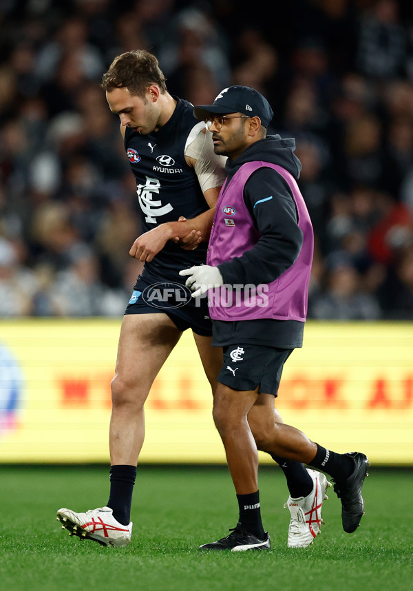 AFL 2024 Round 20 - Carlton v Port Adelaide - A-52163284