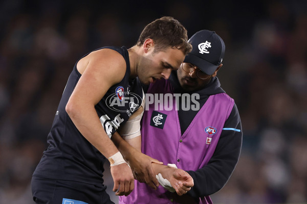 AFL 2024 Round 20 - Carlton v Port Adelaide - A-52163293