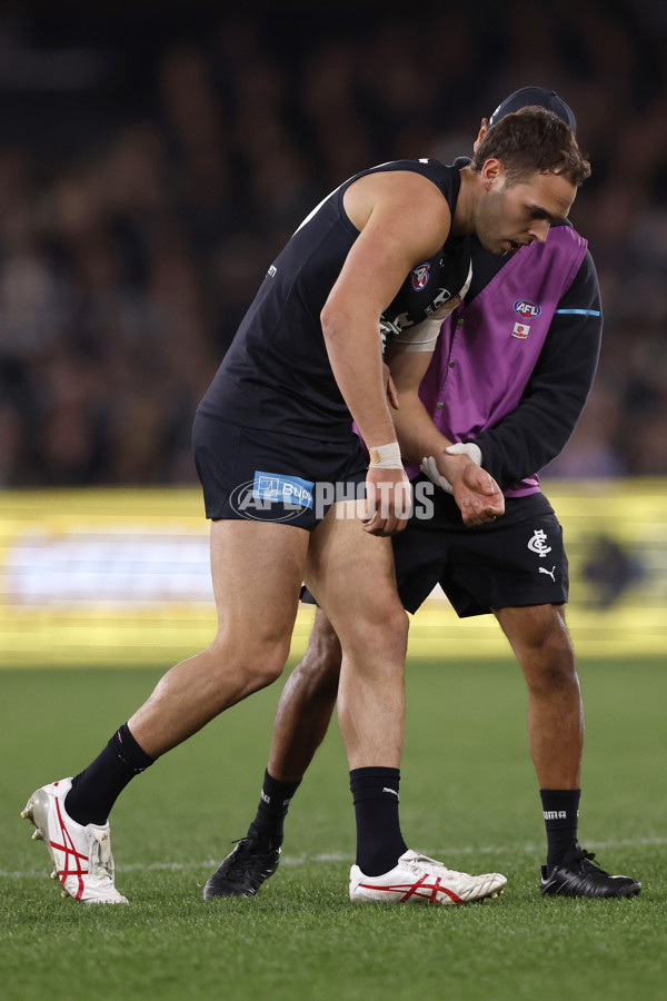 AFL 2024 Round 20 - Carlton v Port Adelaide - A-52163298