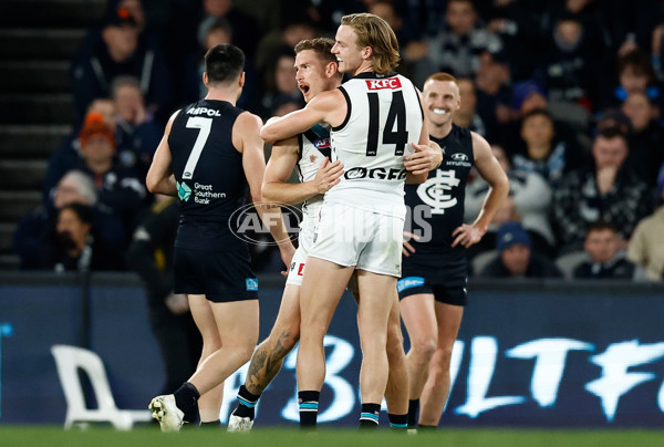 AFL 2024 Round 20 - Carlton v Port Adelaide - A-52166913