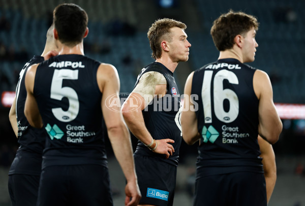 AFL 2024 Round 20 - Carlton v Port Adelaide - A-52168746