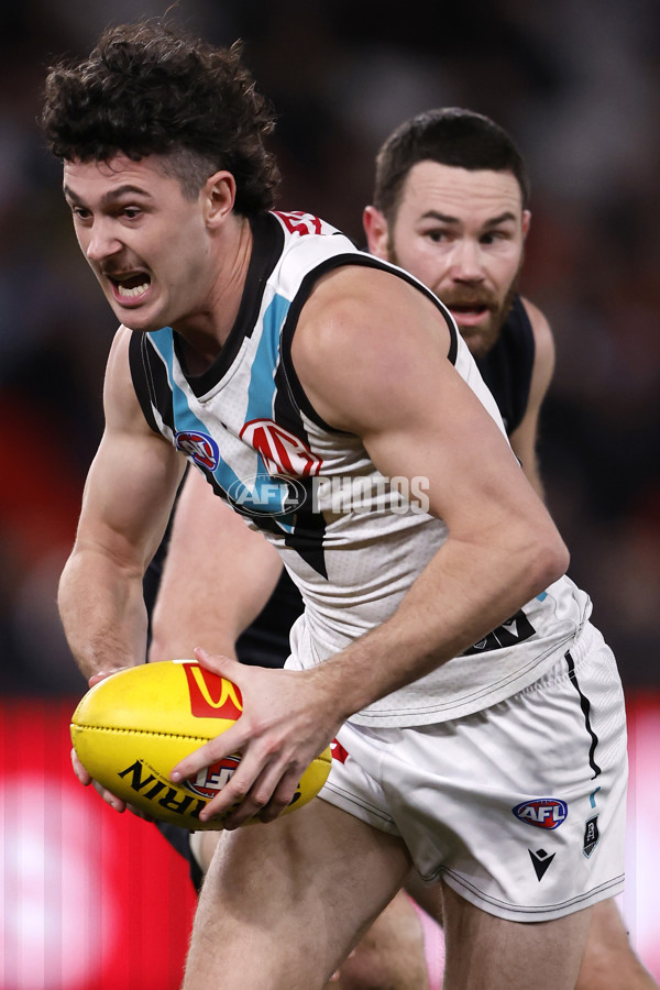 AFL 2024 Round 20 - Carlton v Port Adelaide - A-52169378