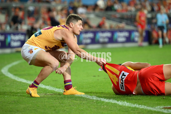 AFL 2024 Round 20 - Gold Coast v Brisbane - A-52189563