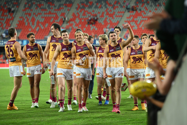 AFL 2024 Round 20 - Gold Coast v Brisbane - A-52198350