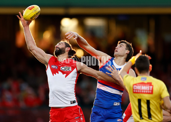 AFL 2024 Round 20 - Sydney v Western Bulldogs - A-52238465