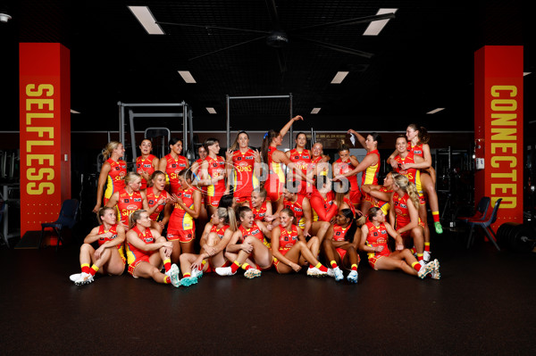 AFLW 2024 Media - Gold Coast Team Photo Day - A-52355714