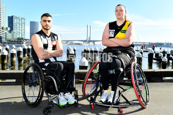 AFL 2024 Media - Victorian Wheelchair Football League Grand Final Media Opportunity - A-52439662