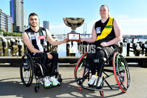 AFL 2024 Media - Victorian Wheelchair Football League Grand Final Media Opportunity - A-52440165