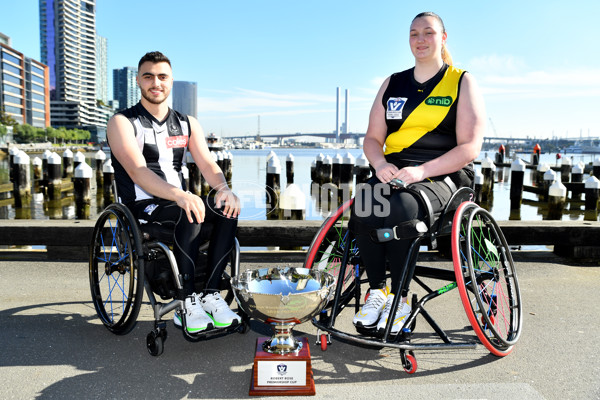 AFL 2024 Media - Victorian Wheelchair Football League Grand Final Media Opportunity - A-52440167