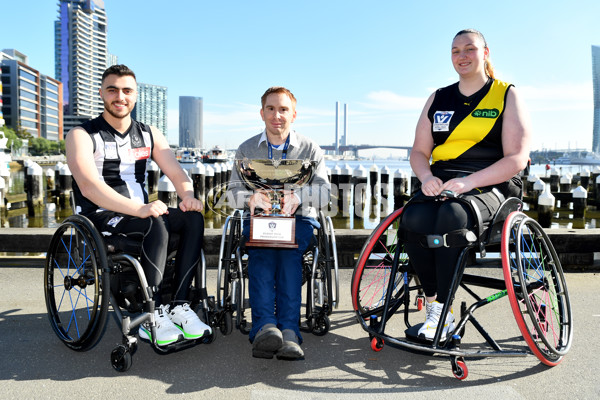 AFL 2024 Media - Victorian Wheelchair Football League Grand Final Media Opportunity - A-52440169