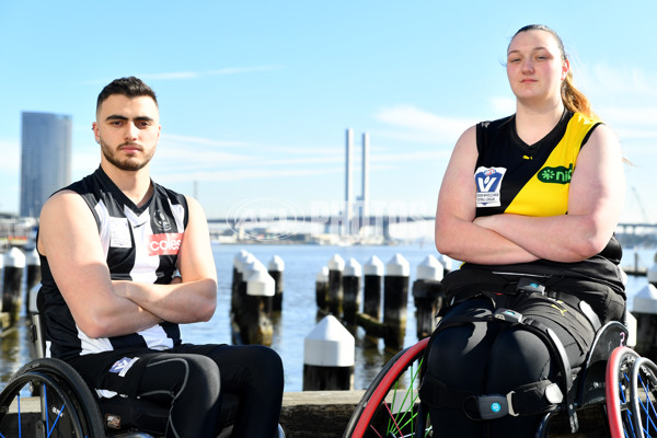 AFL 2024 Media - Victorian Wheelchair Football League Grand Final Media Opportunity - A-52440172