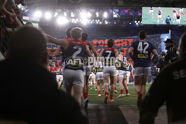 AFL 2024 Round 21 - Footscray v Melbourne - A-52443031