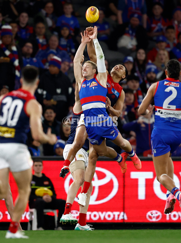 AFL 2024 Round 21 - Footscray v Melbourne - A-52445376