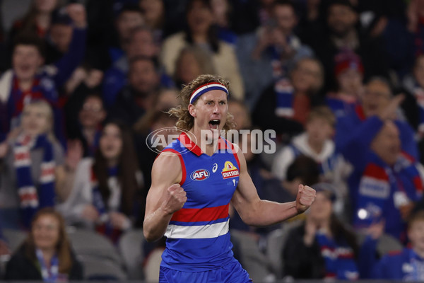 AFL 2024 Round 21 - Footscray v Melbourne - A-52445399