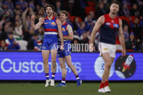 AFL 2024 Round 21 - Footscray v Melbourne - A-52445407