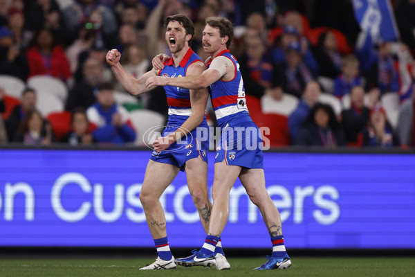 AFL 2024 Round 21 - Footscray v Melbourne - A-52445413