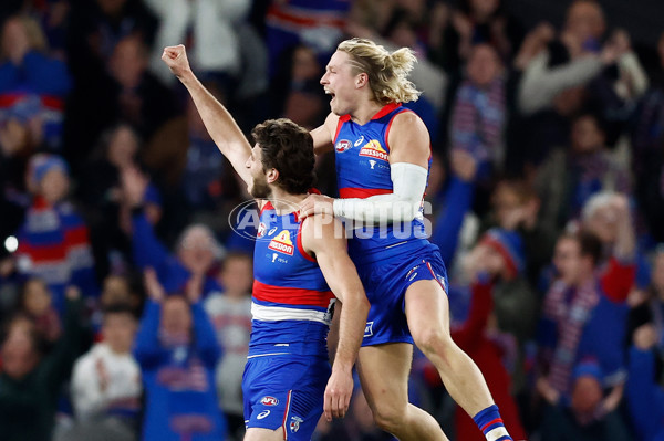 AFL 2024 Round 21 - Footscray v Melbourne - A-52445423