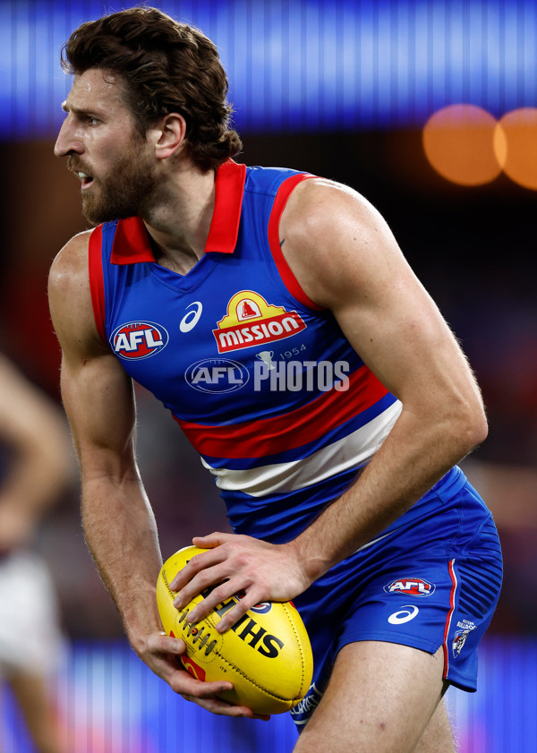 AFL 2024 Round 21 - Footscray v Melbourne - A-52445443