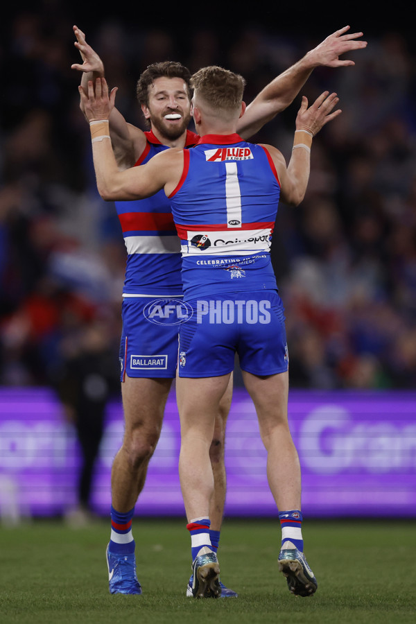 AFL 2024 Round 21 - Footscray v Melbourne - A-52445454