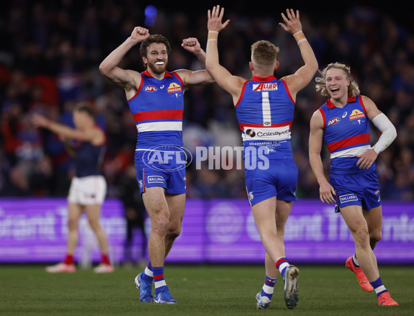 AFL 2024 Round 21 - Footscray v Melbourne - A-52445455