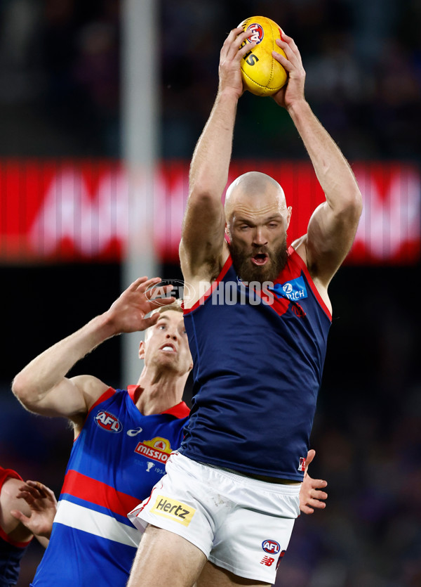 AFL 2024 Round 21 - Footscray v Melbourne - A-52445882