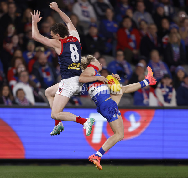 AFL 2024 Round 21 - Footscray v Melbourne - A-52445885