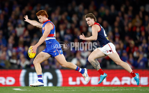 AFL 2024 Round 21 - Footscray v Melbourne - A-52445887
