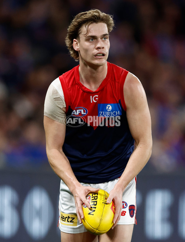 AFL 2024 Round 21 - Footscray v Melbourne - A-52445889