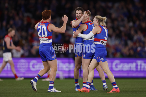 AFL 2024 Round 21 - Footscray v Melbourne - A-52445913
