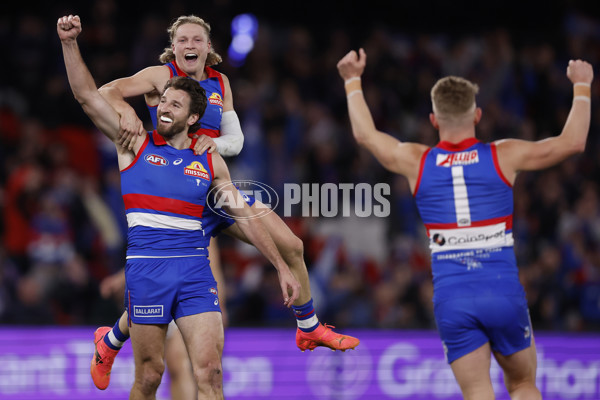 AFL 2024 Round 21 - Footscray v Melbourne - A-52445914