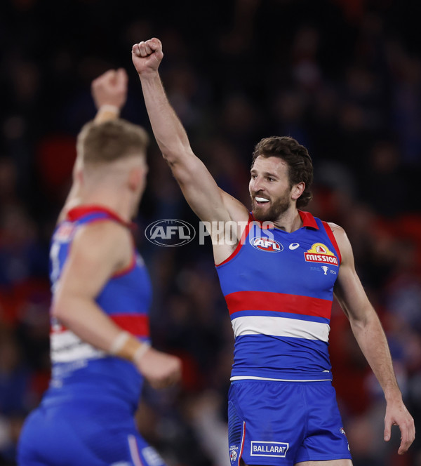 AFL 2024 Round 21 - Footscray v Melbourne - A-52445917