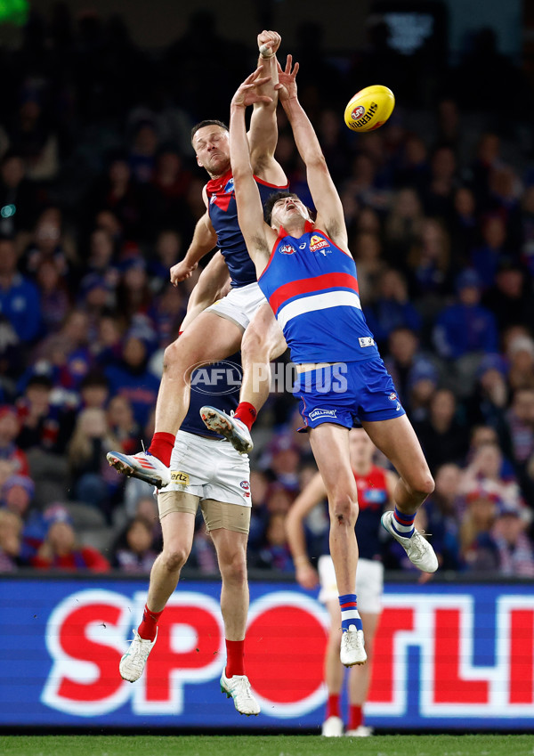 AFL 2024 Round 21 - Footscray v Melbourne - A-52445936