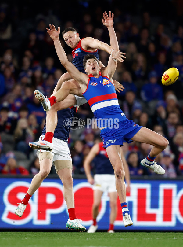 AFL 2024 Round 21 - Footscray v Melbourne - A-52445937