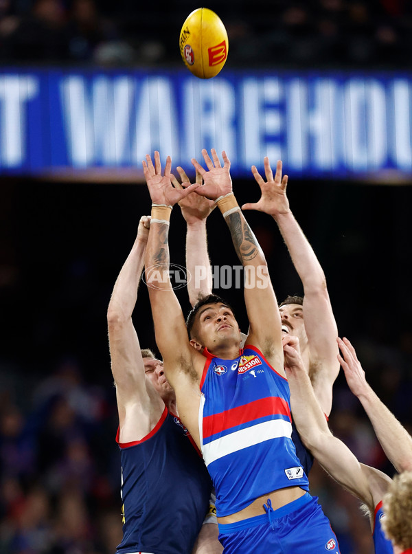 AFL 2024 Round 21 - Footscray v Melbourne - A-52445938