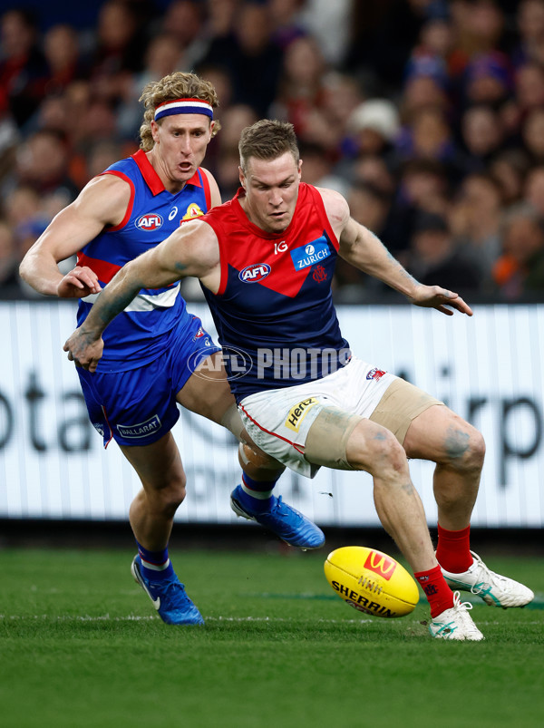 AFL 2024 Round 21 - Footscray v Melbourne - A-52447859