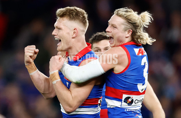 AFL 2024 Round 21 - Footscray v Melbourne - A-52448997