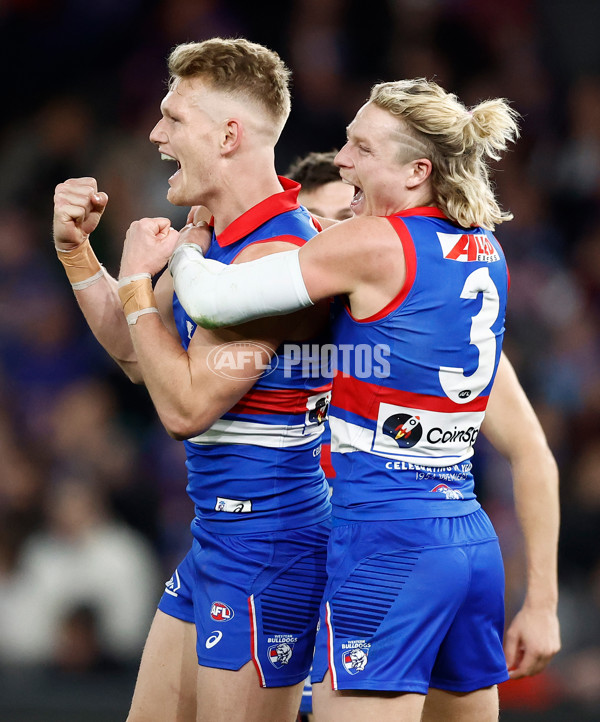 AFL 2024 Round 21 - Footscray v Melbourne - A-52449003