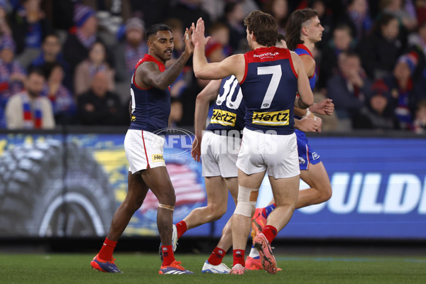 AFL 2024 Round 21 - Footscray v Melbourne - A-52449036