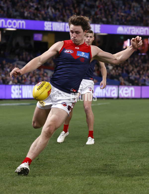 AFL 2024 Round 21 - Footscray v Melbourne - A-52449049