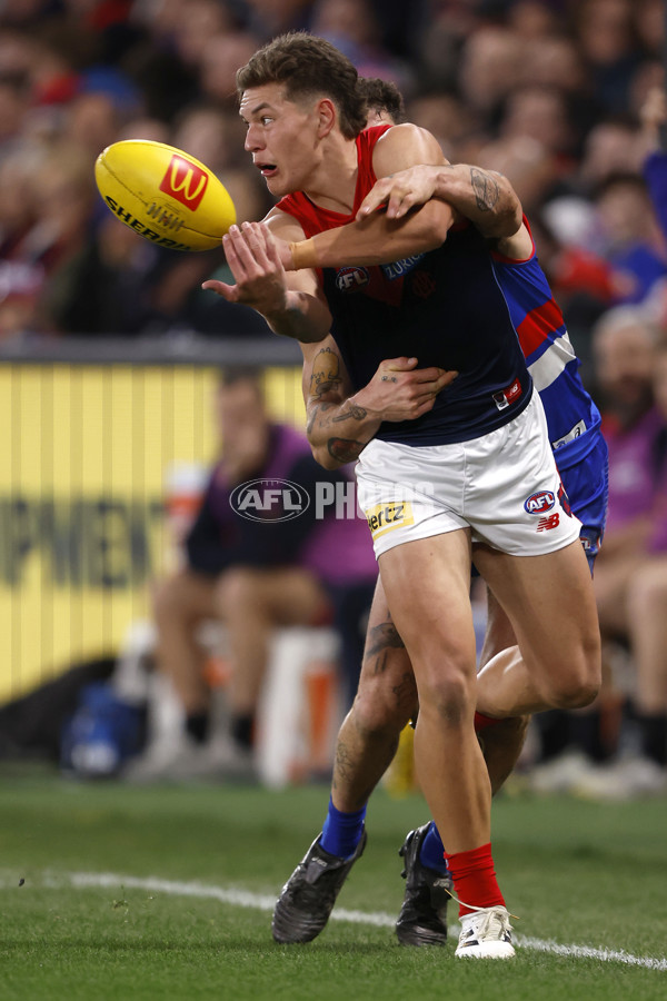 AFL 2024 Round 21 - Footscray v Melbourne - A-52449053