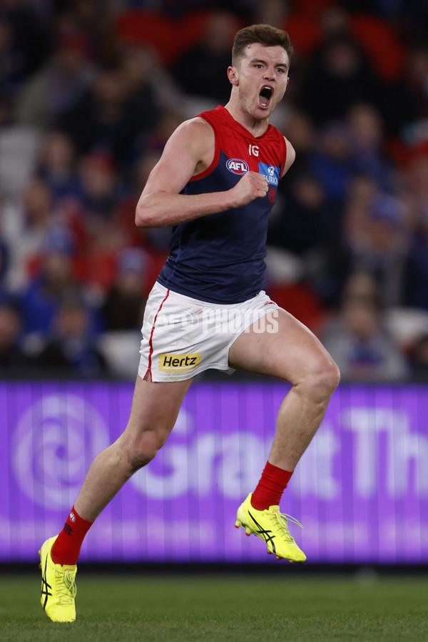 AFL 2024 Round 21 - Footscray v Melbourne - A-52449060