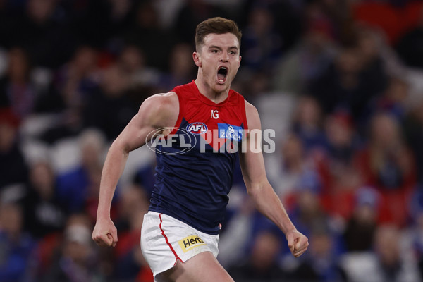 AFL 2024 Round 21 - Footscray v Melbourne - A-52449062