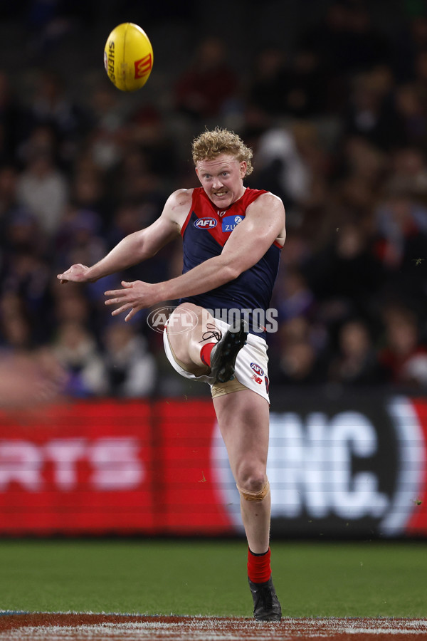 AFL 2024 Round 21 - Footscray v Melbourne - A-52449069