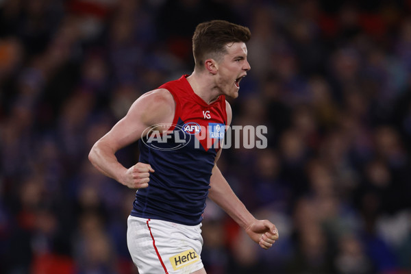 AFL 2024 Round 21 - Footscray v Melbourne - A-52449070