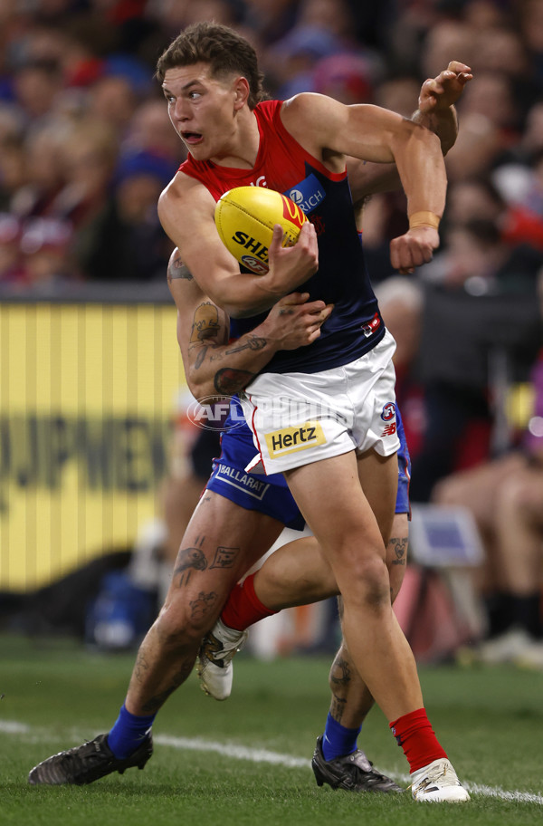 AFL 2024 Round 21 - Footscray v Melbourne - A-52450024