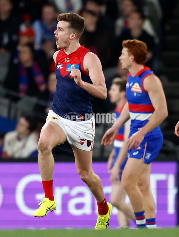 AFL 2024 Round 21 - Footscray v Melbourne - A-52450025