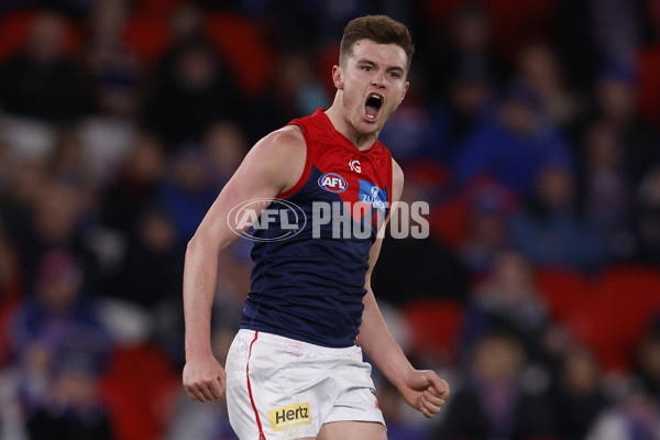 AFL 2024 Round 21 - Footscray v Melbourne - A-52450034