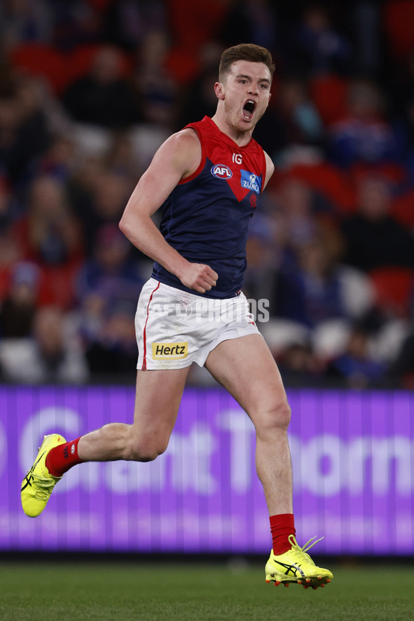 AFL 2024 Round 21 - Footscray v Melbourne - A-52450035